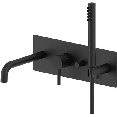 Paffoni Light - Amestecător modern pentru cadă negru mat Paffoni Light - Amestecător modern pentru cadă negru mat