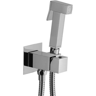 Paffoni Bidet-Set mit Metallmischer - Quadrat, Chrom, 70x70 mm - Bidet-Set Paffoni Bidet-Set mit Metallmischer - Quadrat, Chrom, 70x70 mm - Bidet-Set