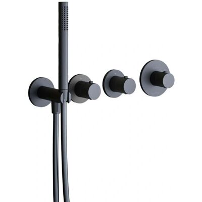 PAFFONI - MDE000NO - Schwarze matt - Thermostatic mixer PAFFONI - MDE000NO - Schwarze matt - Thermostatic mixer