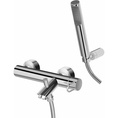 Paffoni Joker JK023CR Externer Badewannenmischer mit Wandhalterung - Chrom Paffoni Joker JK023CR Externer Badewannenmischer mit Wandhalterung - Chrom