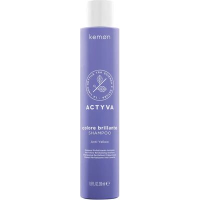 Kemon Actyva Colore Brillante - Shampoo Antigiallo pour Cheveux Blonds/Gris - Publicité Kemon Actyva Colore Brillante - Shampoo Antigiallo pour Cheveux Blonds/Gris - Publicité