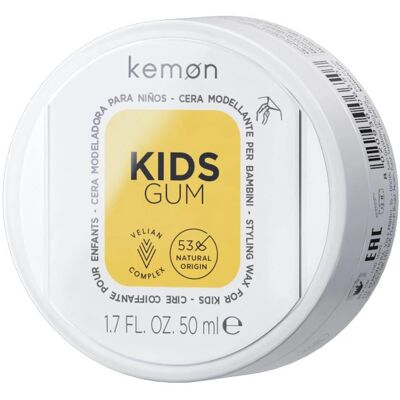 Kemon Care Kids Gum Styling Wax - Cire coiffante enfant - Publicité Kemon Care Kids Gum Styling Wax - Cire coiffante enfant - Publicité