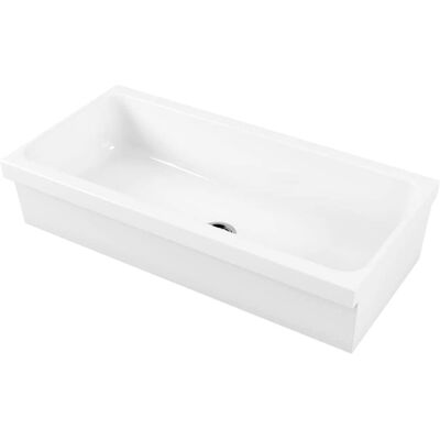 Lavabo in ceramica Galassia Ninive da parete - 90x45cm Bianco Lavabo in ceramica Galassia Ninive da parete - 90x45cm Bianco