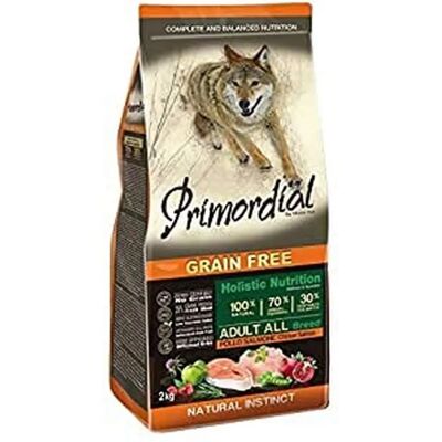 Karma dla psów Grain Free Primordial - Wszystkie rasy 12kg Karma dla psów Grain Free Primordial - Wszystkie rasy 12kg