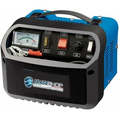 Trade Shop CB60A Batterie-Ladegerät - 12/24V 60A Notfall-Boost Trade Shop CB60A Batterie-Ladegerät - 12/24V 60A Notfall-Boost