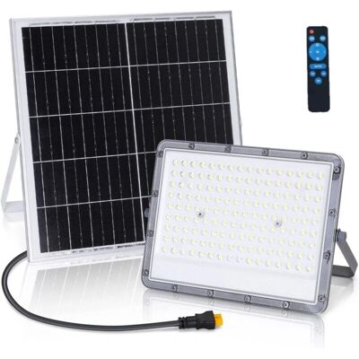Trade Shop Foco LED Solar - 200W IP65 Blanco Frío 6500K Trade Shop Foco LED Solar - 200W IP65 Blanco Frío 6500K