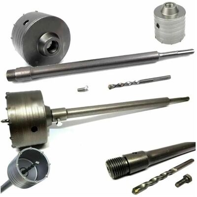 Trade Shop Broca para paredes - 30-130mm, SDS Plus 60cm Trade Shop Broca para paredes - 30-130mm, SDS Plus 60cm