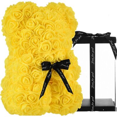 TRADE SHOP - Orso di rose 25cm - Gelb - Rose Bear TRADE SHOP - Orso di rose 25cm - Gelb - Rose Bear
