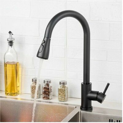TRADE SHOP TRAESIO - 79571 - Schwarz - Wasserhahn TRADE SHOP TRAESIO - 79571 - Schwarz - Wasserhahn