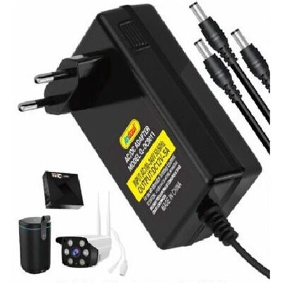 Trade Shop Qy-9011 - Adaptador de corriente 12V 5A para LCD, Router, LED - Adaptador de alimentación Trade Shop Qy-9011 - Adaptador de corriente 12V 5A para LCD, Router, LED - Adaptador de alimentación