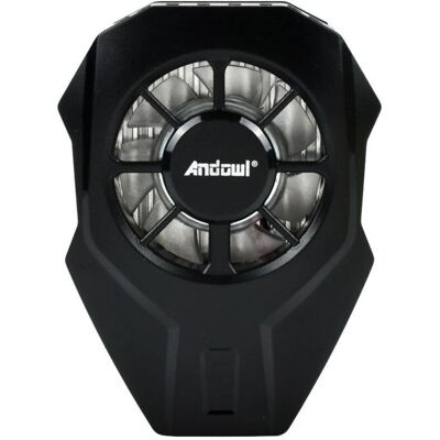 Trade Shop - Q-cl10 - RGB USB - ventilador para smartphone Trade Shop - Q-cl10 - RGB USB - ventilador para smartphone