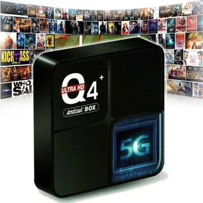 Trade Shop Q4 Mini Android 6K Smart TV Box 4GB RAM 64GB Trade Shop Q4 Mini Android 6K Smart TV Box 4GB RAM 64GB