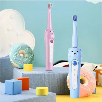 Cepillo Eléctrico Infantil - Oso, 3 Modos, Cerdas Suaves Cepillo Eléctrico Infantil - Oso, 3 Modos, Cerdas Suaves