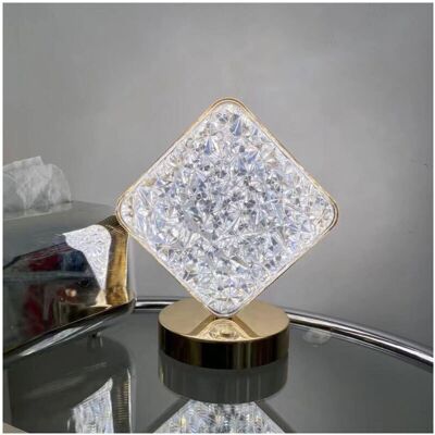 Lámpara de Mesa Diamante - 3 Niveles de Luz Lámpara de Mesa Diamante - 3 Niveles de Luz