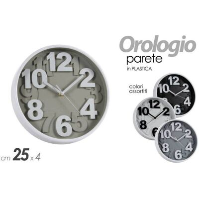 Reloj de pared redondo moderno Trade Shop - Colores surtidos - 25x4cm Reloj de pared redondo moderno Trade Shop - Colores surtidos - 25x4cm