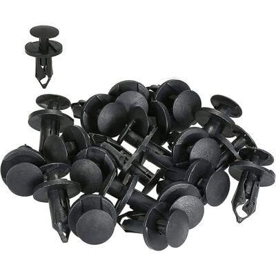 Trade Shop Clips de Nylon para coche - 40 piezas Abrazaderas universales para parachoques y guardabarros Trade Shop Clips de Nylon para coche - 40 piezas Abrazaderas universales para parachoques y guardabarros