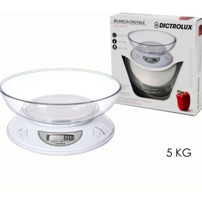 Balanza Digital de Cocina Trade Shop - Capacidad 5kg - Pantalla LCD - Blanco Balanza Digital de Cocina Trade Shop - Capacidad 5kg - Pantalla LCD - Blanco