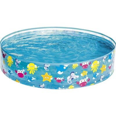 Trade Shop Traesio - Piscina Rígida 122x25cm - Juegos para Niños Trade Shop Traesio - Piscina Rígida 122x25cm - Juegos para Niños