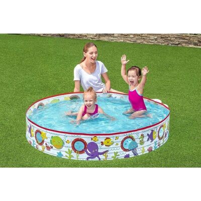 Trade Shop Piscina - Piscina Rígida Infantil con Motivos Submarinos - 152x25cm Trade Shop Piscina - Piscina Rígida Infantil con Motivos Submarinos - 152x25cm