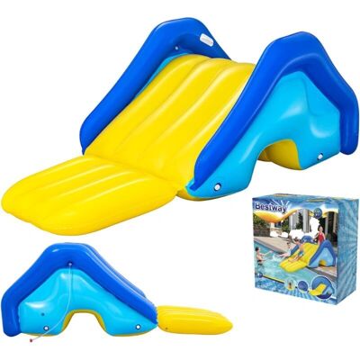 Deslizador de agua inflable Trade Shop - Para niños 3+ - 247x124x100cm Deslizador de agua inflable Trade Shop - Para niños 3+ - 247x124x100cm