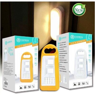 Trade Shop TX-9184 Lámpara de emergencia LED recargable - Linterna de emergencia LED Trade Shop TX-9184 Lámpara de emergencia LED recargable - Linterna de emergencia LED