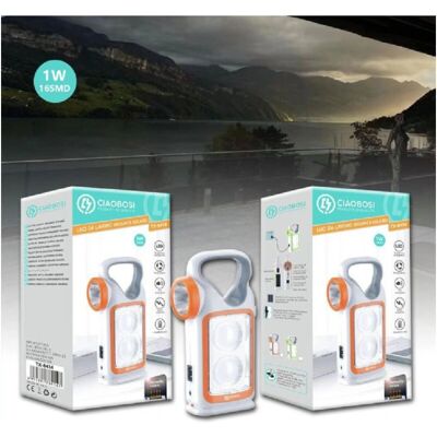 Trade Shop Linterna de Emergencia Recargable 1W LED - Iluminación de Emergencia Trade Shop Linterna de Emergencia Recargable 1W LED - Iluminación de Emergencia