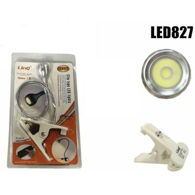 Trade Shop Led827 - Lámpara de lectura LED con clip - Luz Trade Shop Led827 - Lámpara de lectura LED con clip - Luz