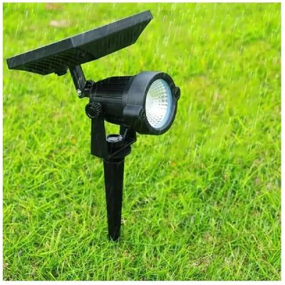 Trade Shop Traesio Lampe de jardin solaire 10W - Type de jardin - Publicité Trade Shop Traesio Lampe de jardin solaire 10W - Type de jardin - Publicité