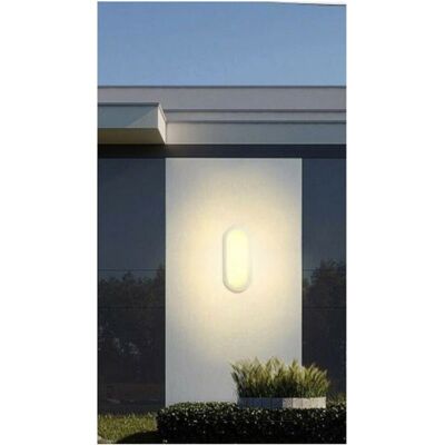 Trade Shop Es51 Lampada da Parete - Giardino IP65 18W 3000K 6500K 4000K Trade Shop Es51 Lampada da Parete - Giardino IP65 18W 3000K 6500K 4000K