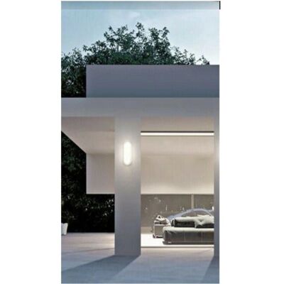 Trade Shop Traesio Lámpara de Pared LED - Resistente al Agua 18W Trade Shop Traesio Lámpara de Pared LED - Resistente al Agua 18W