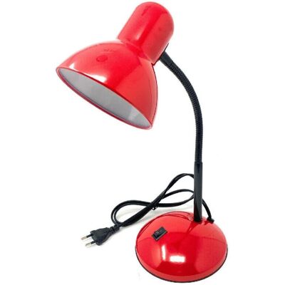 Trade Shop - Lampada da scrivania - Rosso - Lunghezza braccio 27cm - Lampada da scrivania Trade Shop - Lampada da scrivania - Rosso - Lunghezza braccio 27cm - Lampada da scrivania