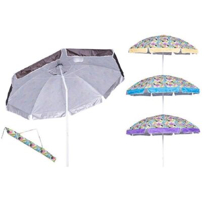 Trade Shop 200cm Winddichter Strandschirm - 4 Modelle Trade Shop 200cm Winddichter Strandschirm - 4 Modelle