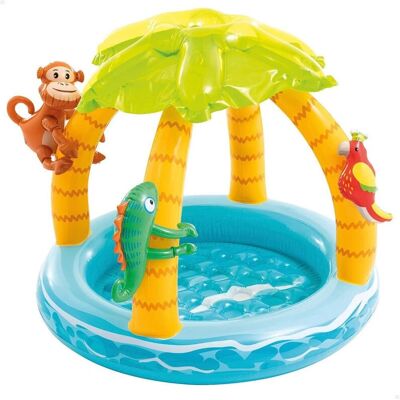Trade Shop Piscina Inflable para Bebés - 102x86 cm - 45 L - para niños 1-3 años Trade Shop Piscina Inflable para Bebés - 102x86 cm - 45 L - para niños 1-3 años