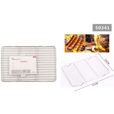 Trade Shop Parrilla de Acero 31x20cm - Accesorio Barbacoa Trade Shop Parrilla de Acero 31x20cm - Accesorio Barbacoa