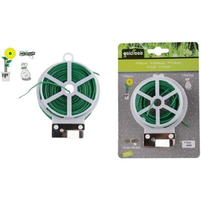 Cable de Jardinería Trade Shop - 30m Acero Recubierto de Plástico - Modelo 90132 Cable de Jardinería Trade Shop - 30m Acero Recubierto de Plástico - Modelo 90132