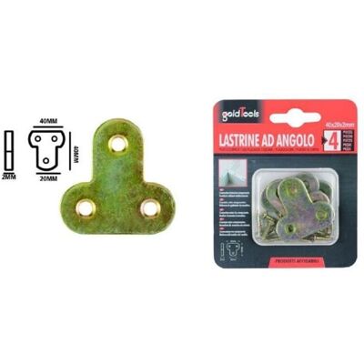 Juego de 4 esquineros Trade Shop - 40x20x2 mm Juego de 4 esquineros Trade Shop - 40x20x2 mm