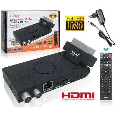 Trade Shop Decodificador - DVB-T2 Full HD 1080p HDMI Scart H.265 Trade Shop Decodificador - DVB-T2 Full HD 1080p HDMI Scart H.265