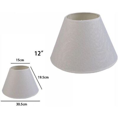 TRADE SHOP TRAESIO - Paralume Conico Cilindro - Weiß - Lamp Shade TRADE SHOP TRAESIO - Paralume Conico Cilindro - Weiß - Lamp Shade