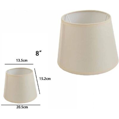 Trade Shop Traesio - Paralume Conico Cilindro - Beige - Lampenschirm Trade Shop Traesio - Paralume Conico Cilindro - Beige - Lampenschirm