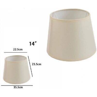 TRADE SHOP TRAESIO - Paralume Cilindro - Beige TRADE SHOP TRAESIO - Paralume Cilindro - Beige
