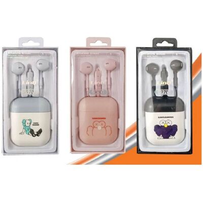 TRADE SHOP TRAESIO - S9702 - Multicolor - 3.5mm AUX - Kopfhörer mit Mikrofon TRADE SHOP TRAESIO - S9702 - Multicolor - 3.5mm AUX - Kopfhörer mit Mikrofon
