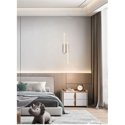 Trade Shop Traesio Lámpara de Pared - Moderna Geométrica 10W LED - Blanco Trade Shop Traesio Lámpara de Pared - Moderna Geométrica 10W LED - Blanco