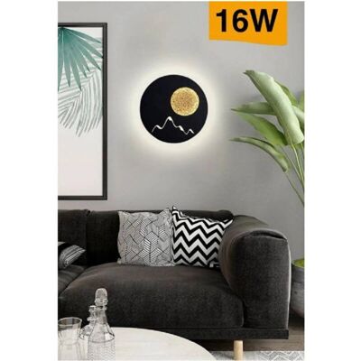 Lámpara de Pared LED Paisaje de Montaña - 16W Moderna Retroiluminada Lámpara de Pared LED Paisaje de Montaña - 16W Moderna Retroiluminada