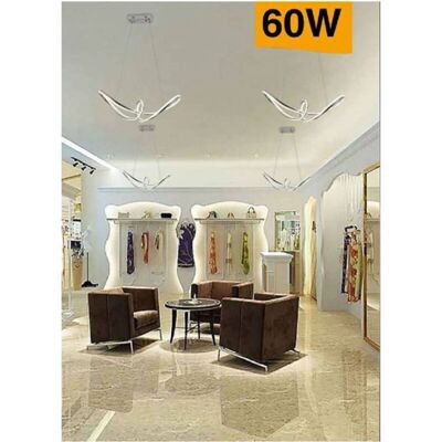 Trade Shop Lámpara Colgante - 60W Diseño Entrelazado - Luz Moderna de Techo Trade Shop Lámpara Colgante - 60W Diseño Entrelazado - Luz Moderna de Techo