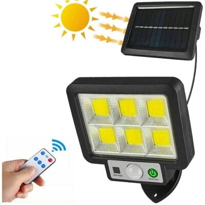 Trade Shop T09 Kit de Faro Solar LED - 4 piezas, Sensor de Movimiento, Panel Ajustable Trade Shop T09 Kit de Faro Solar LED - 4 piezas, Sensor de Movimiento, Panel Ajustable