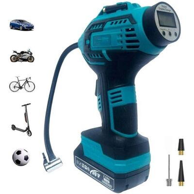 Trade Shop Traesio - Compresor de aire portátil - Inflador digital de neumáticos 36V para coche y moto Trade Shop Traesio - Compresor de aire portátil - Inflador digital de neumáticos 36V para coche y moto