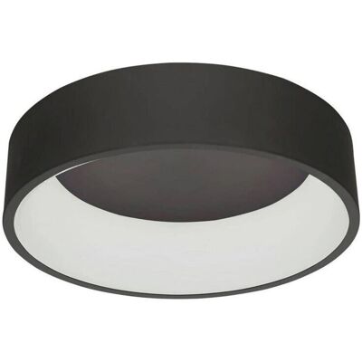 Lámpara de Techo LED Redonda - 30W - Negra - Iluminación Interior Lámpara de Techo LED Redonda - 30W - Negra - Iluminación Interior