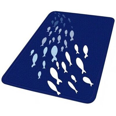 TRADE SHOP TRAESIO - Blu Pesciolini 69873 - Azul - 40x60cm - alfombra de baño TRADE SHOP TRAESIO - Blu Pesciolini 69873 - Azul - 40x60cm - alfombra de baño