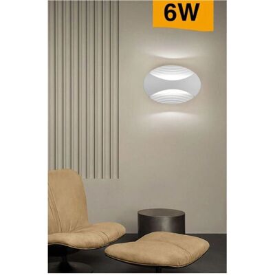 Trade Shop Lámpara de Pared Doble Haz - 6W LED, 3 Modos de Luz Trade Shop Lámpara de Pared Doble Haz - 6W LED, 3 Modos de Luz