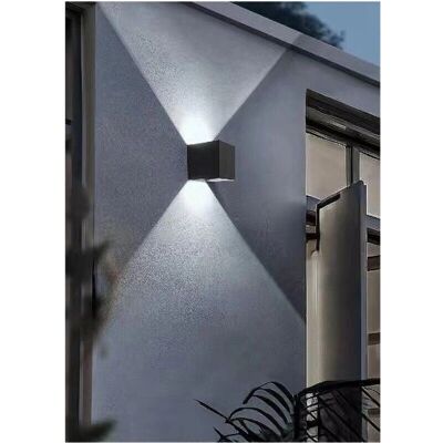 Trade Shop Traesio - Lámpara de Pared - LED Doble Exterior IP65 Trade Shop Traesio - Lámpara de Pared - LED Doble Exterior IP65